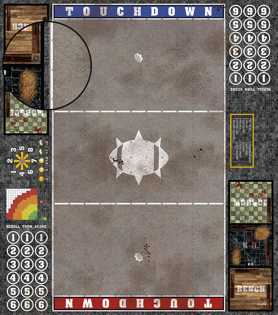 Custom Fantasy Football 7s Play Mat / Pitch from Mats by Mars