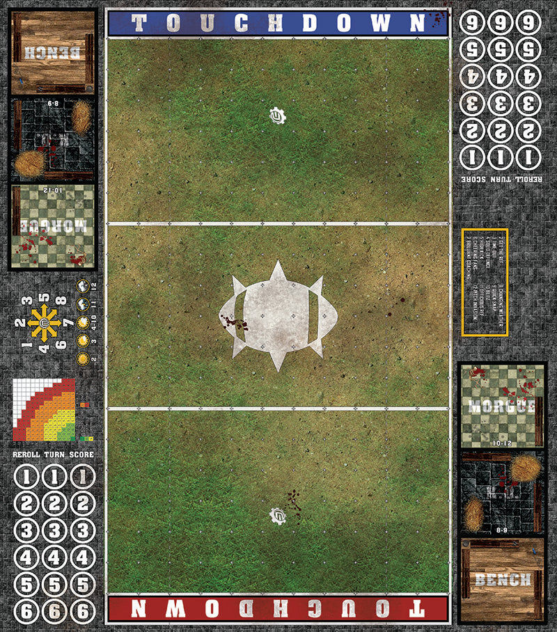 Custom Fantasy Football 7s Play Mat / Pitch from Mats by Mars