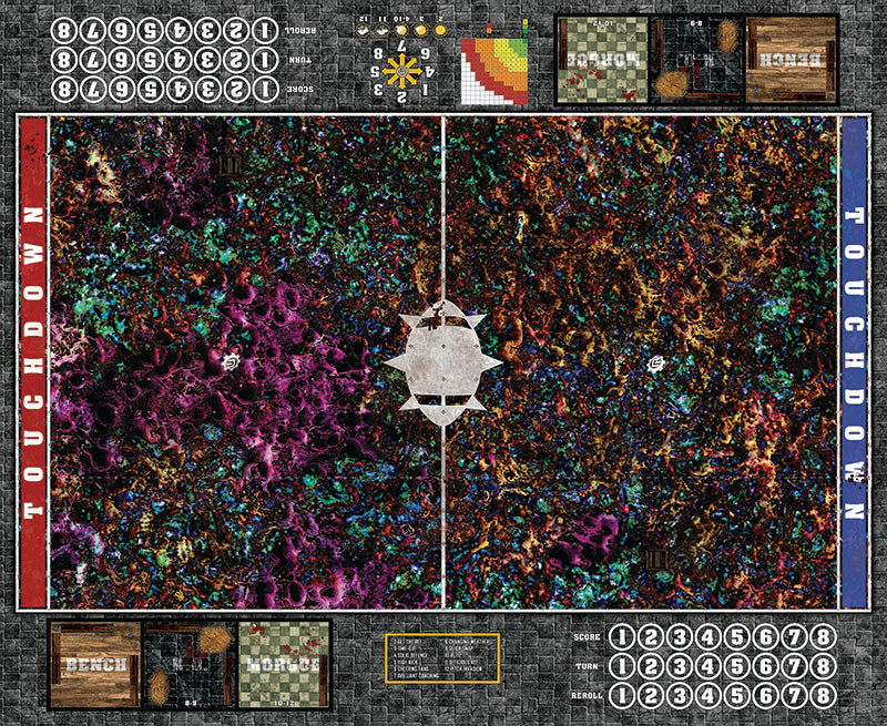 Mats by Mars:  Chaos Realm Fantasy Football Play Mat / Pitch