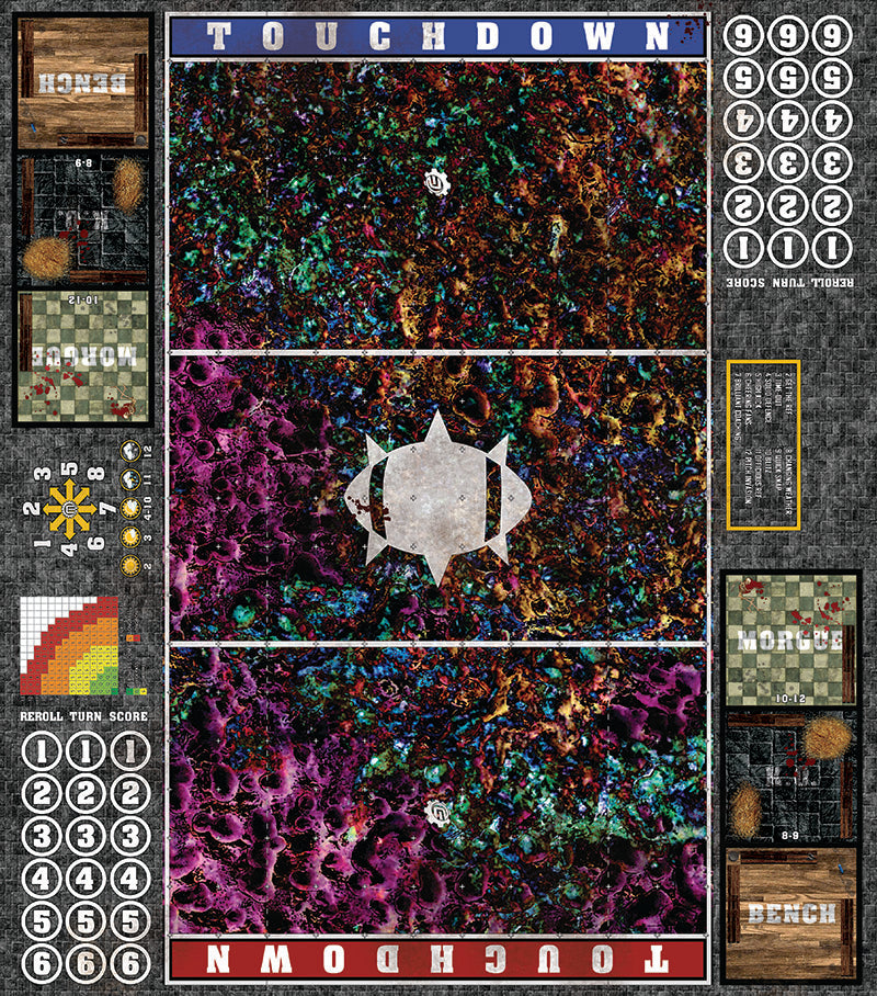 Mats by Mars:  Chaos Realm Fantasy Football Play Mat / Pitch