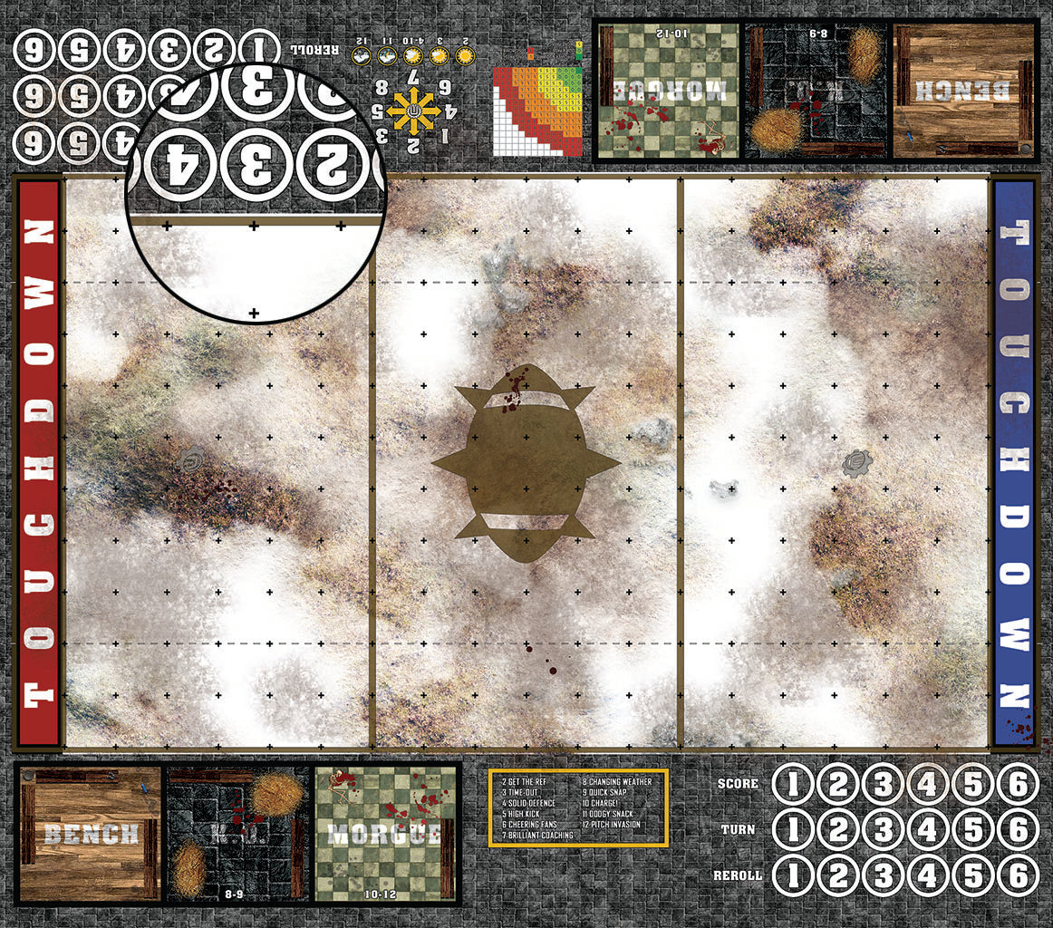 Custom Fantasy Football 7s Play Mat / Pitch from Mats by Mars