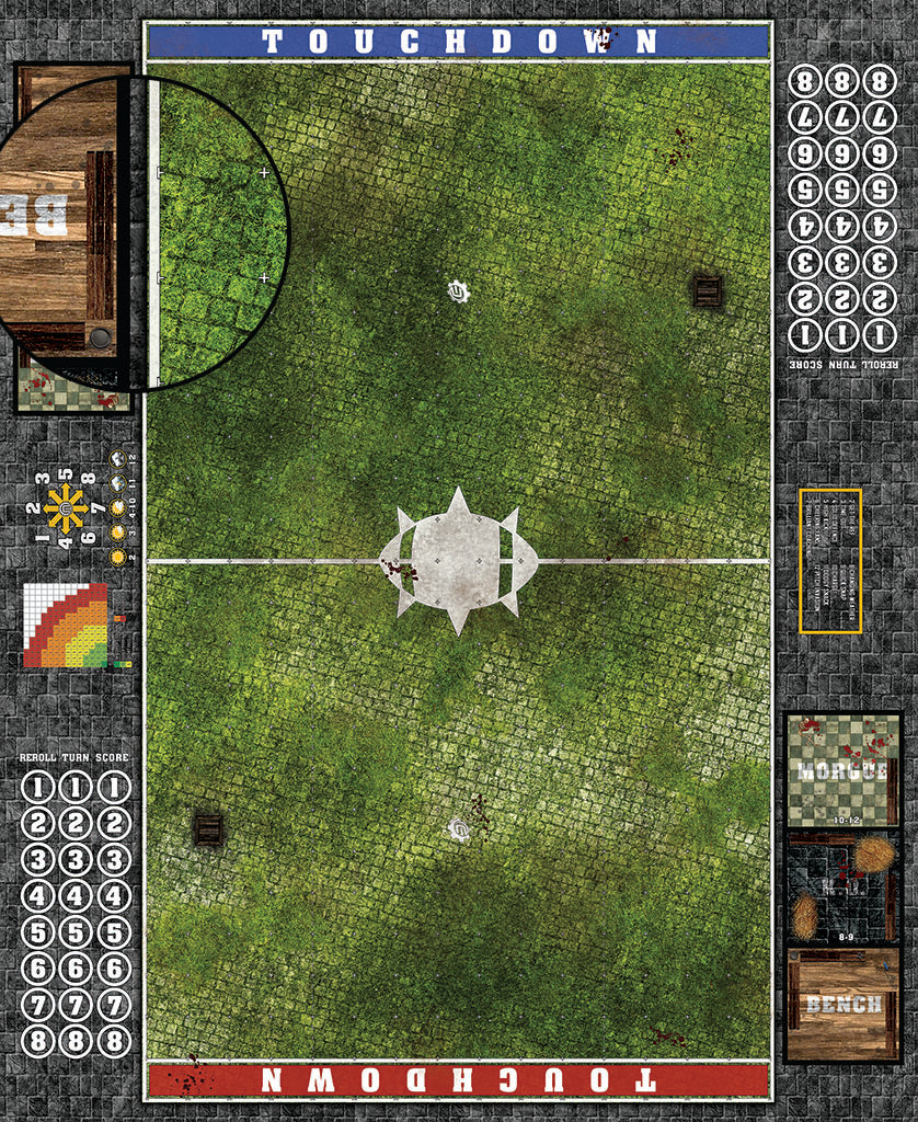 Custom Fantasy Football Play Mat / Pitch 11s