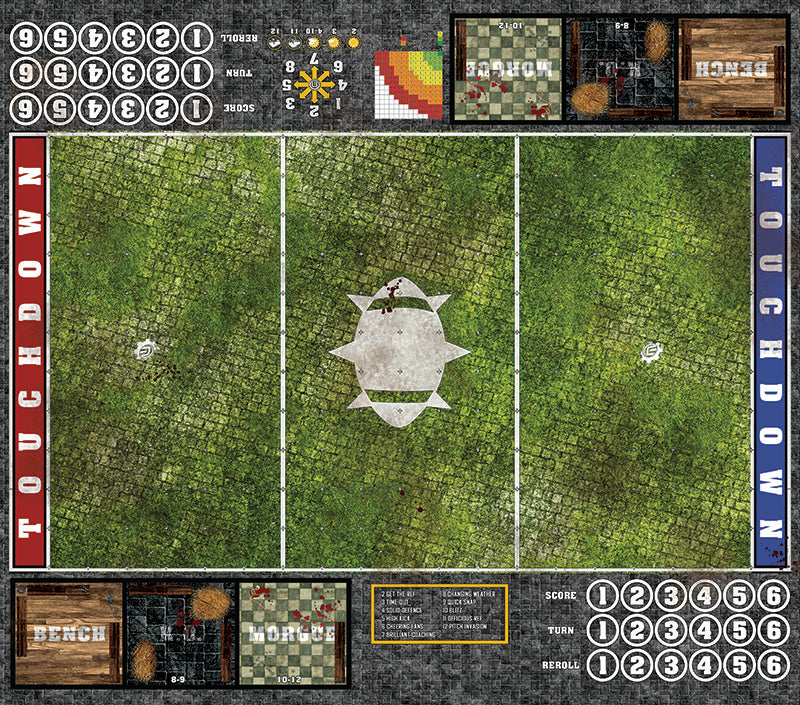 Custom Fantasy Football 7s Play Mat / Pitch from Mats by Mars