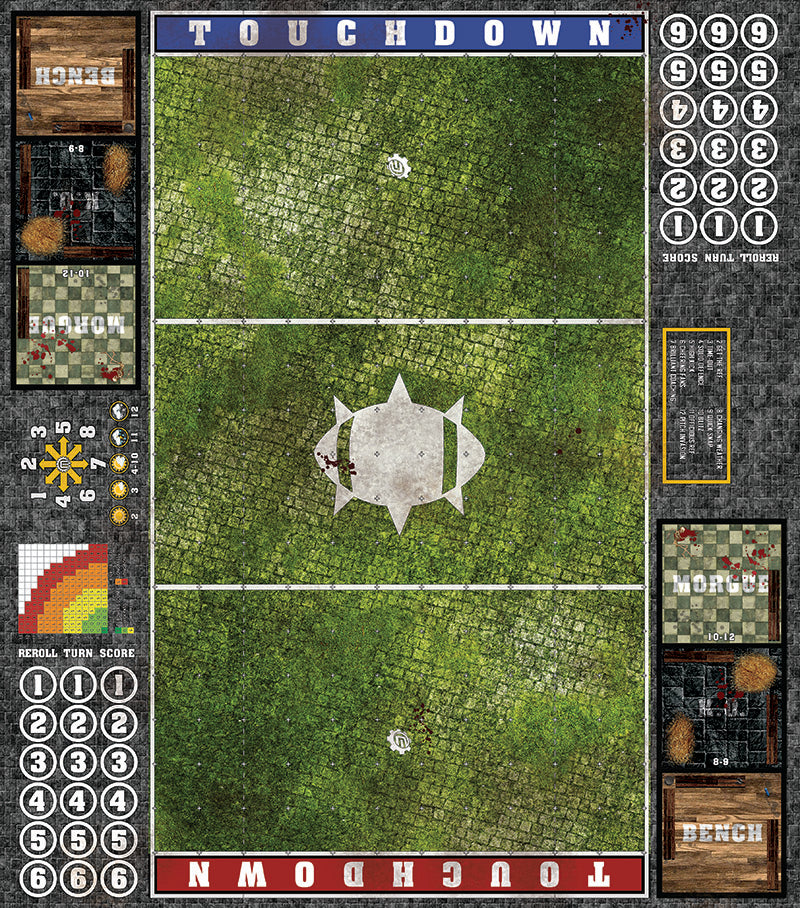 Custom Fantasy Football 7s Play Mat / Pitch from Mats by Mars