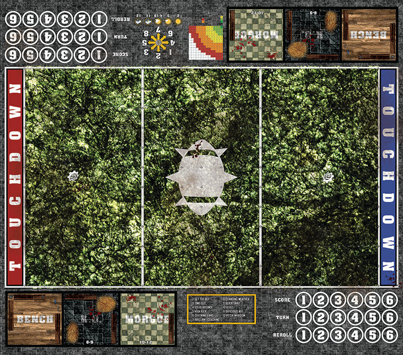 Custom Fantasy Football 7s Play Mat / Pitch from Mats by Mars