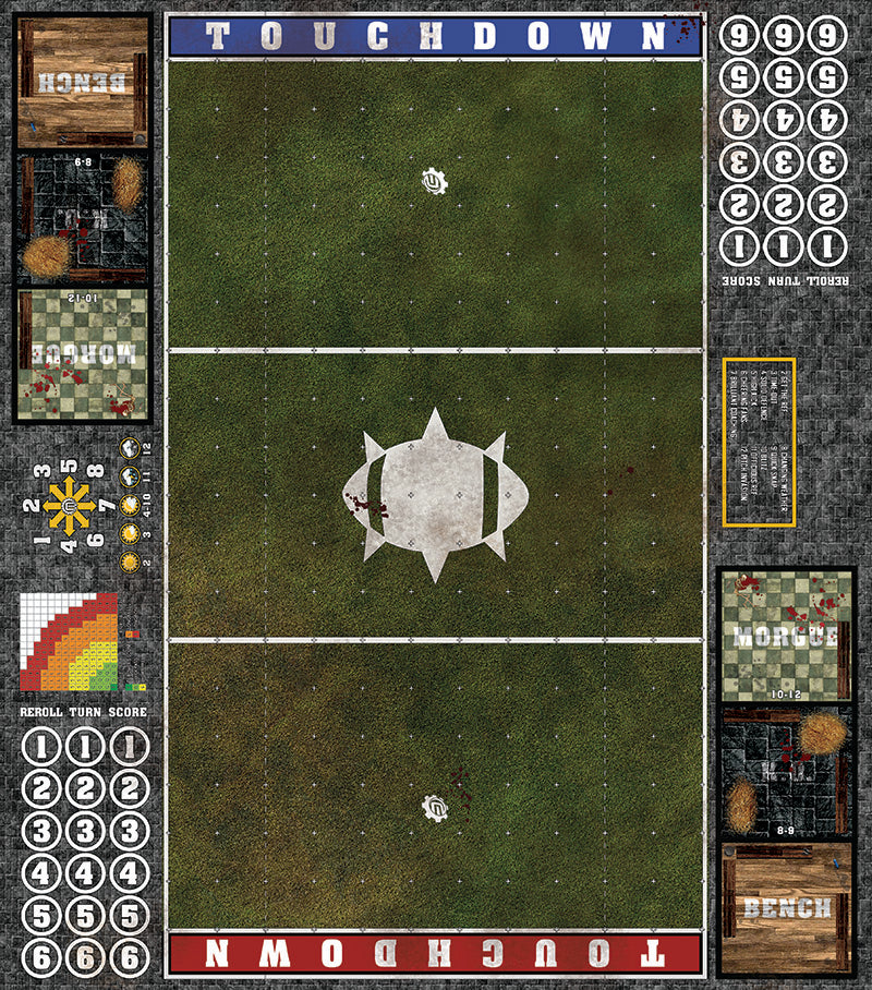 Custom Fantasy Football 7s Play Mat / Pitch from Mats by Mars