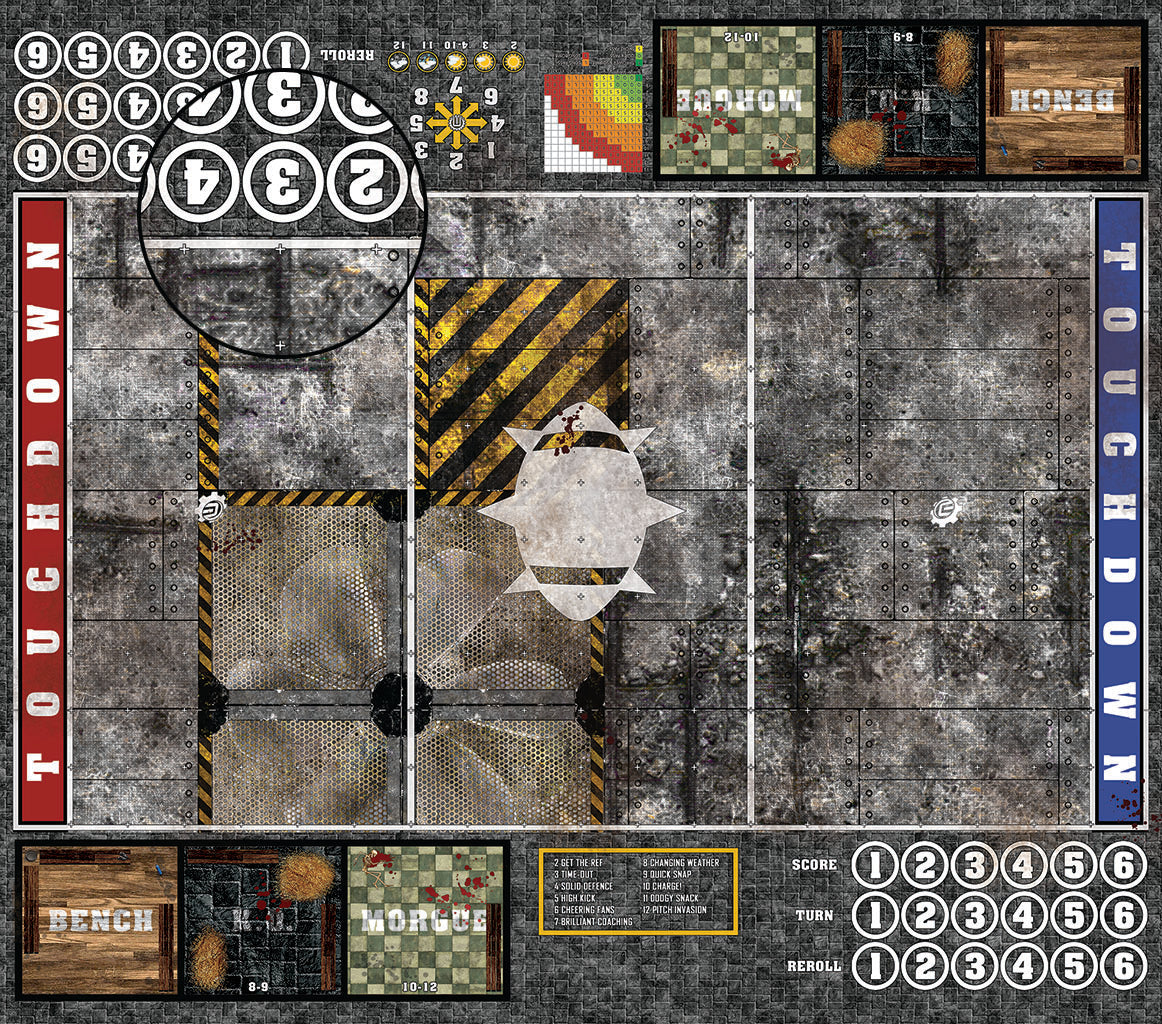 Custom Fantasy Football 7s Play Mat / Pitch from Mats by Mars