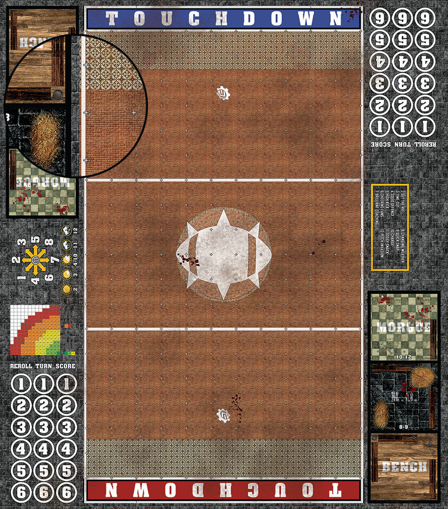 Custom Fantasy Football 7s Play Mat / Pitch from Mats by Mars