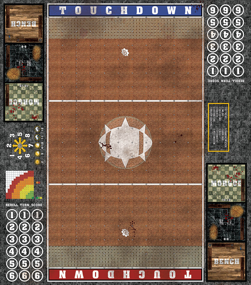 Custom Fantasy Football 7s Play Mat / Pitch from Mats by Mars