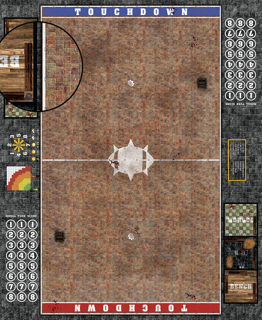 Custom Fantasy Football Play Mat / Pitch 11s