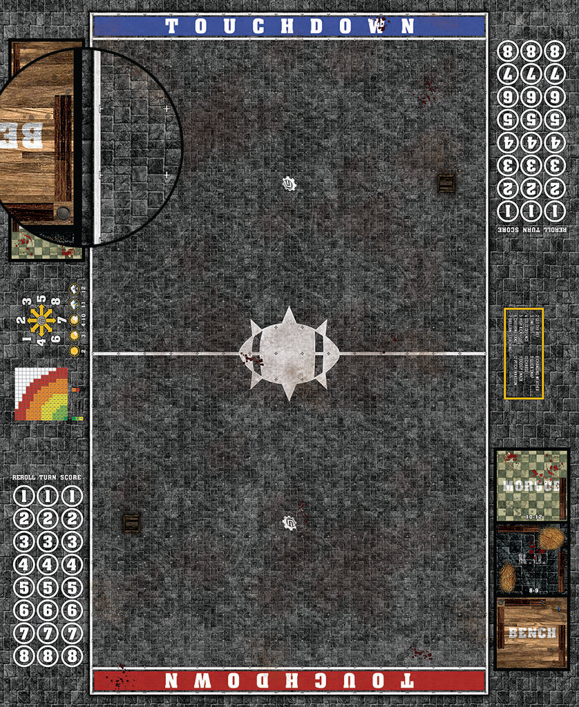 Custom Fantasy Football Play Mat / Pitch 11s