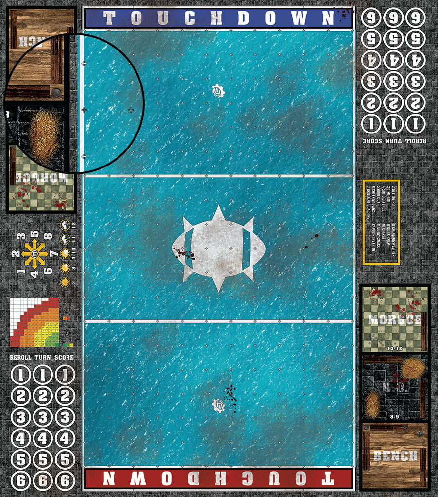 Custom Fantasy Football 7s Play Mat / Pitch from Mats by Mars