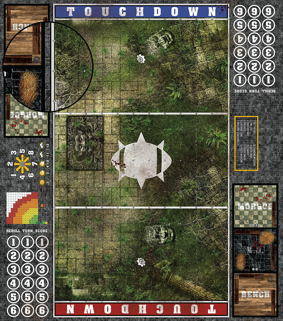 Custom Fantasy Football 7s Play Mat / Pitch from Mats by Mars