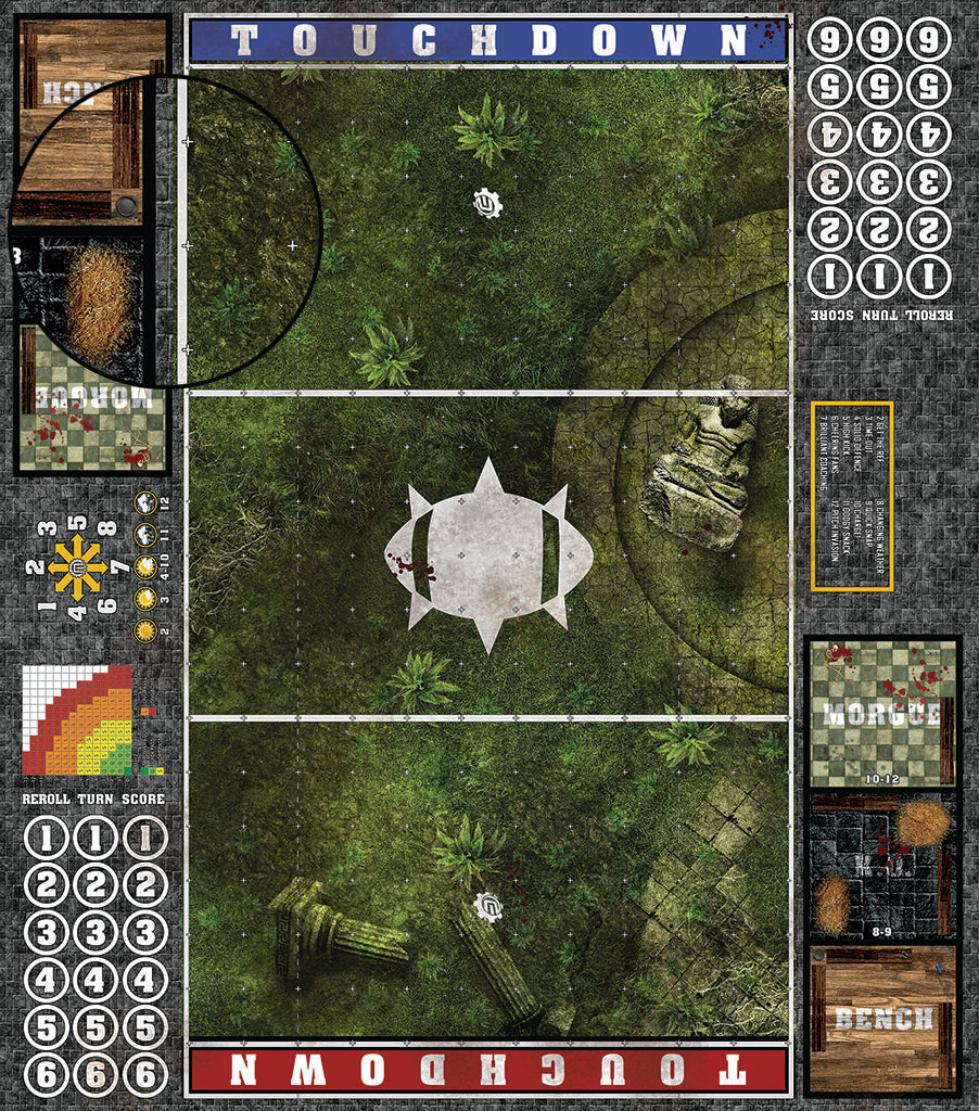 Custom Fantasy Football 7s Play Mat / Pitch from Mats by Mars