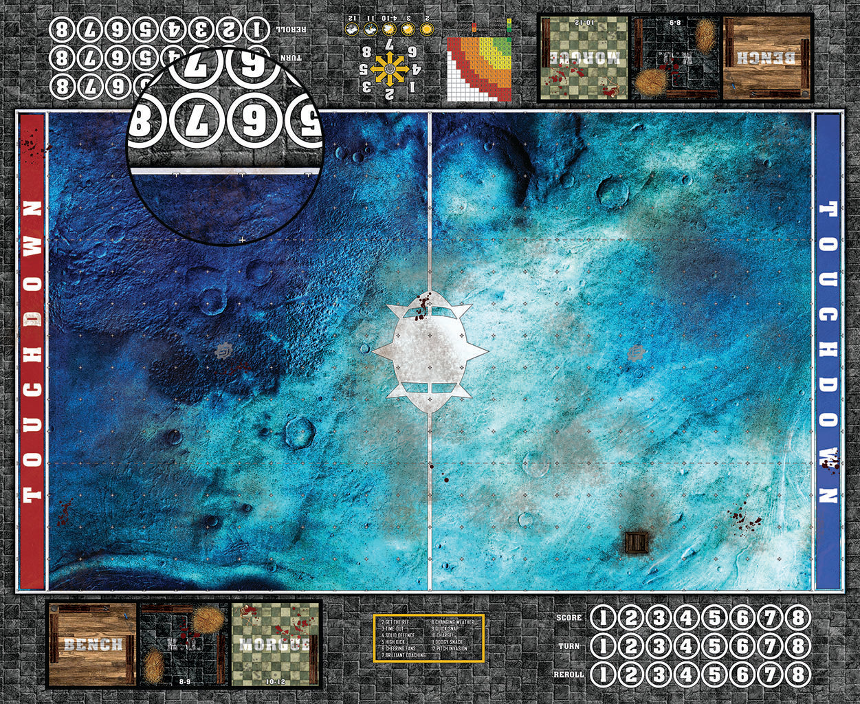 Custom Fantasy Football Play Mat / Pitch 11s