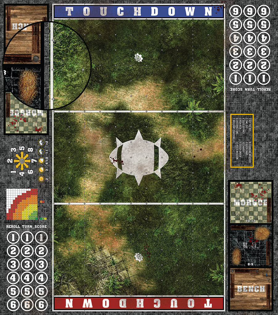 Mats by Mars: Island Path Fantasy Football Play Mat / Pitch