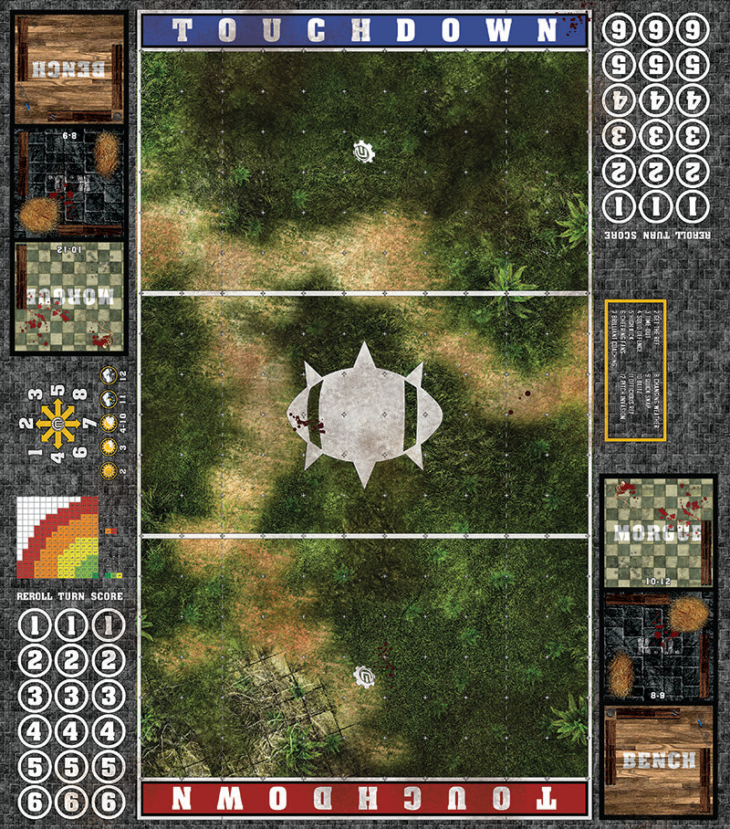 Mats by Mars: Island Path Fantasy Football Play Mat / Pitch