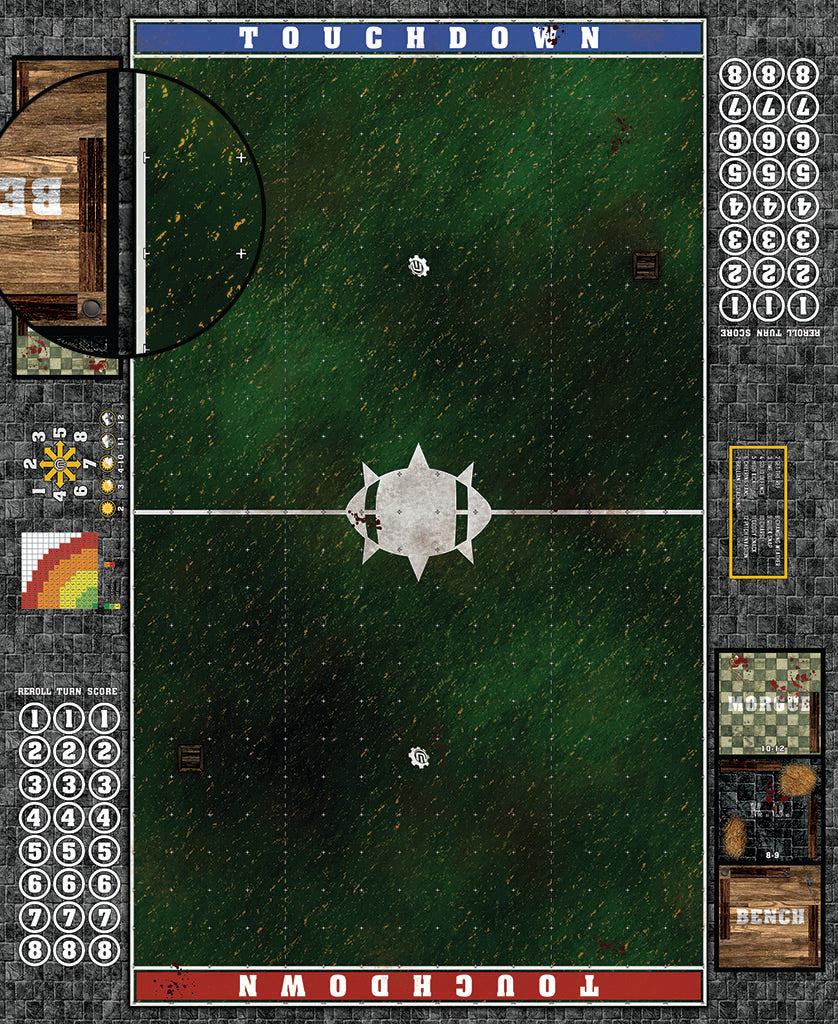 Custom Fantasy Football Play Mat / Pitch 11s