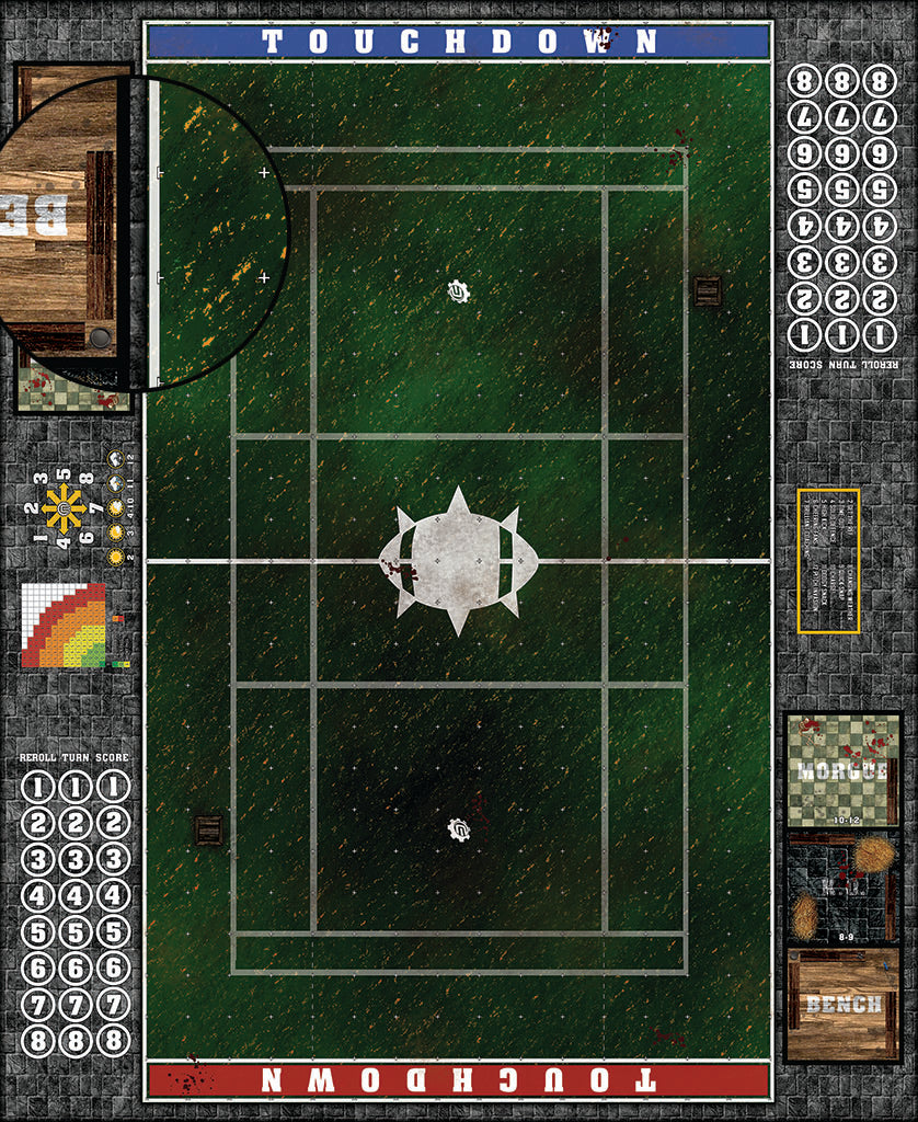 Mats by Mars: Carnivale Canals Fantasy Football Play Mat / Pitch