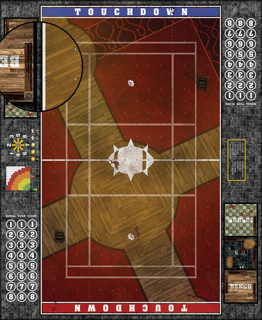 Mats by Mars: Casino Floor Fantasy Football Play Mat / Pitch