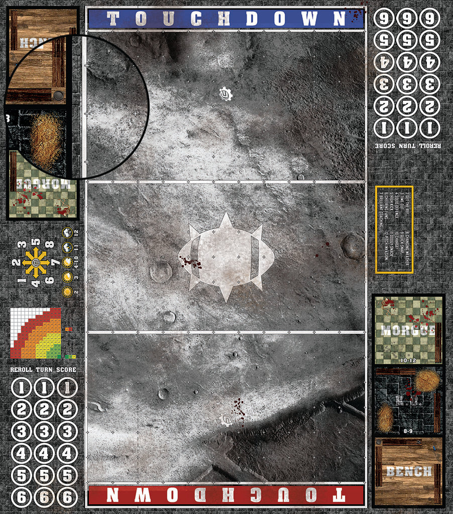 Custom Fantasy Football 7s Play Mat / Pitch from Mats by Mars