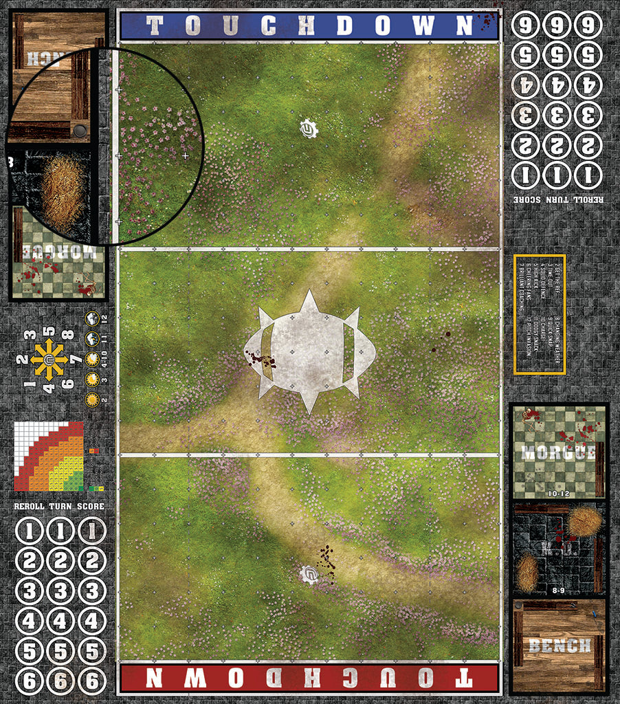 Custom Fantasy Football 7s Play Mat / Pitch from Mats by Mars