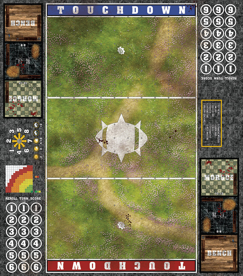 Mats by Mars: Cherry Blossom Crossroad Fantasy Football Play Mat / Pitch