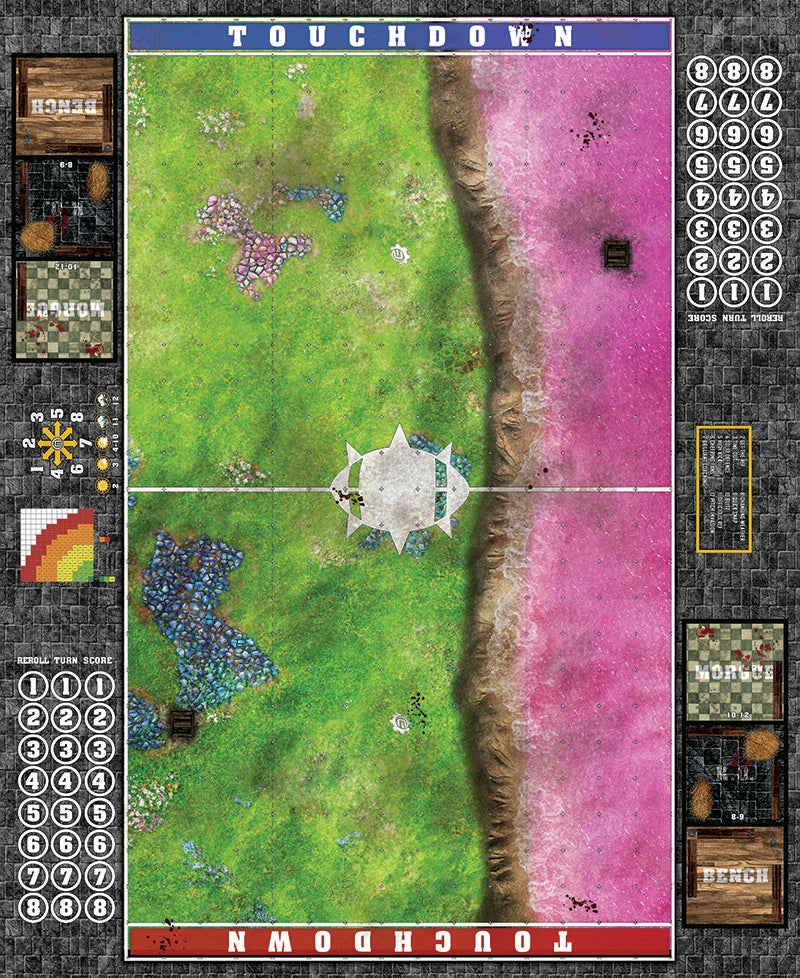 Mats by Mars: Faewild Shore Fantasy Football Play Mat / Pitch