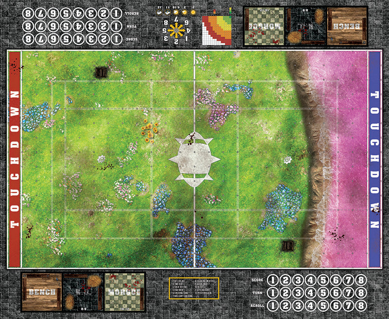 Mats by Mars: Faewild Shore Fantasy Football Play Mat / Pitch