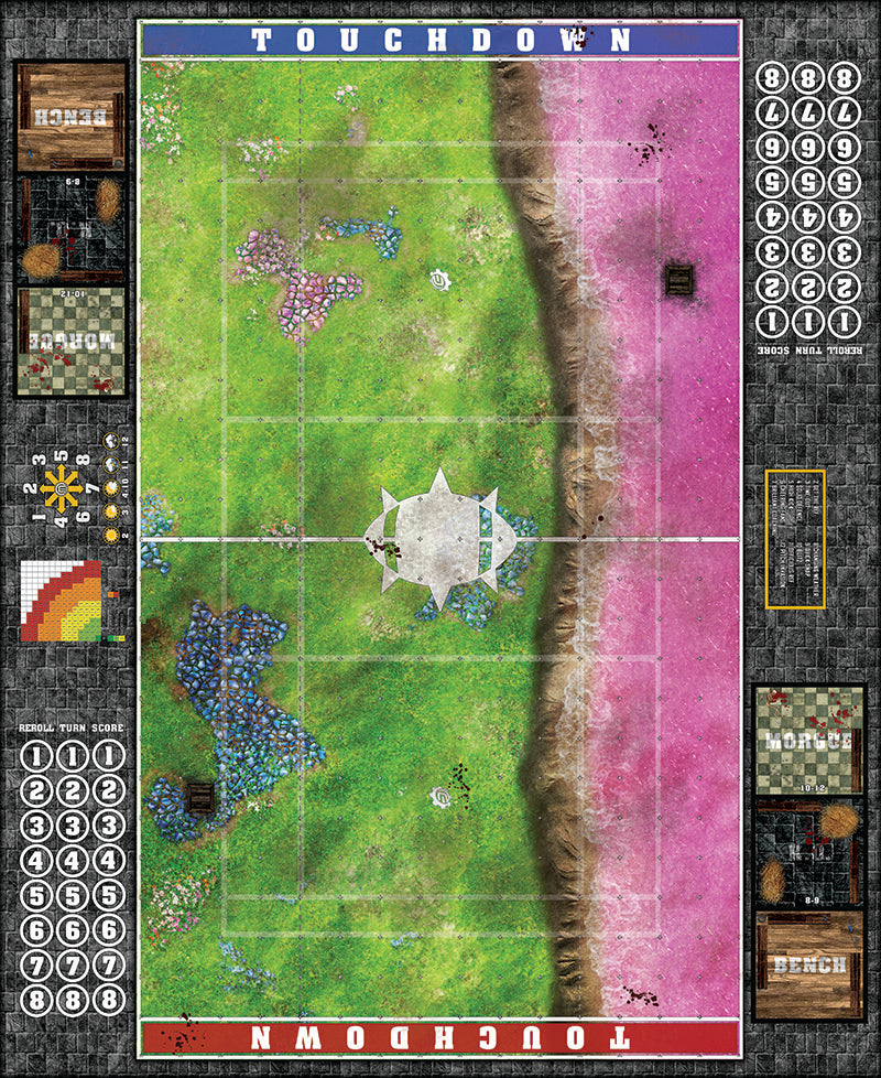 Mats by Mars: Faewild Shore Fantasy Football Play Mat / Pitch