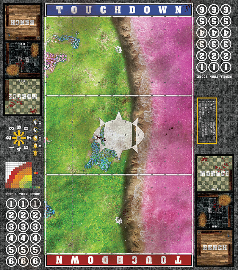 Mats by Mars: Faewild Shore Fantasy Football Play Mat / Pitch