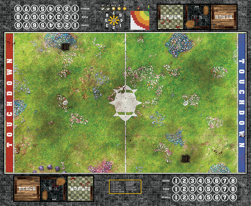 Mats by Mars: Faewild Fields Fantasy Football Play Mat / Pitch