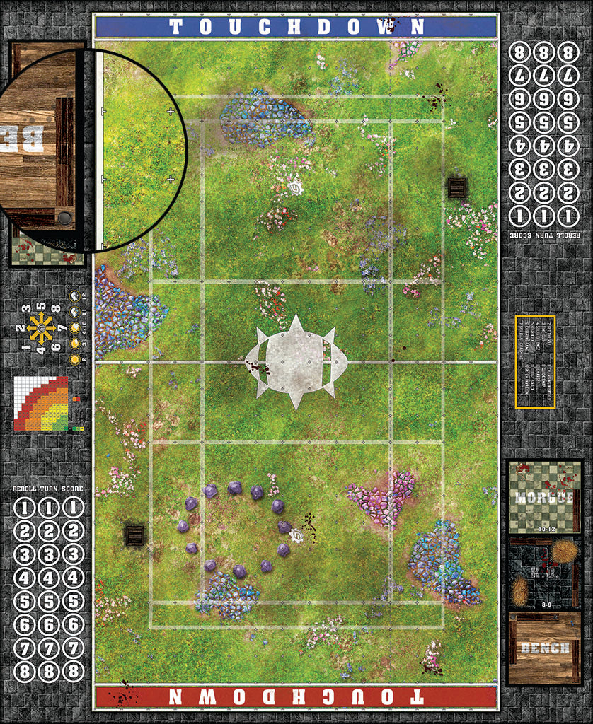 Mats by Mars: Faewild Fields Fantasy Football Play Mat / Pitch
