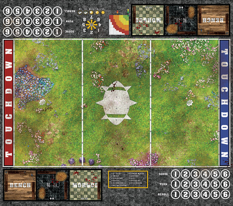 Mats by Mars: Faewild Fields Fantasy Football Play Mat / Pitch