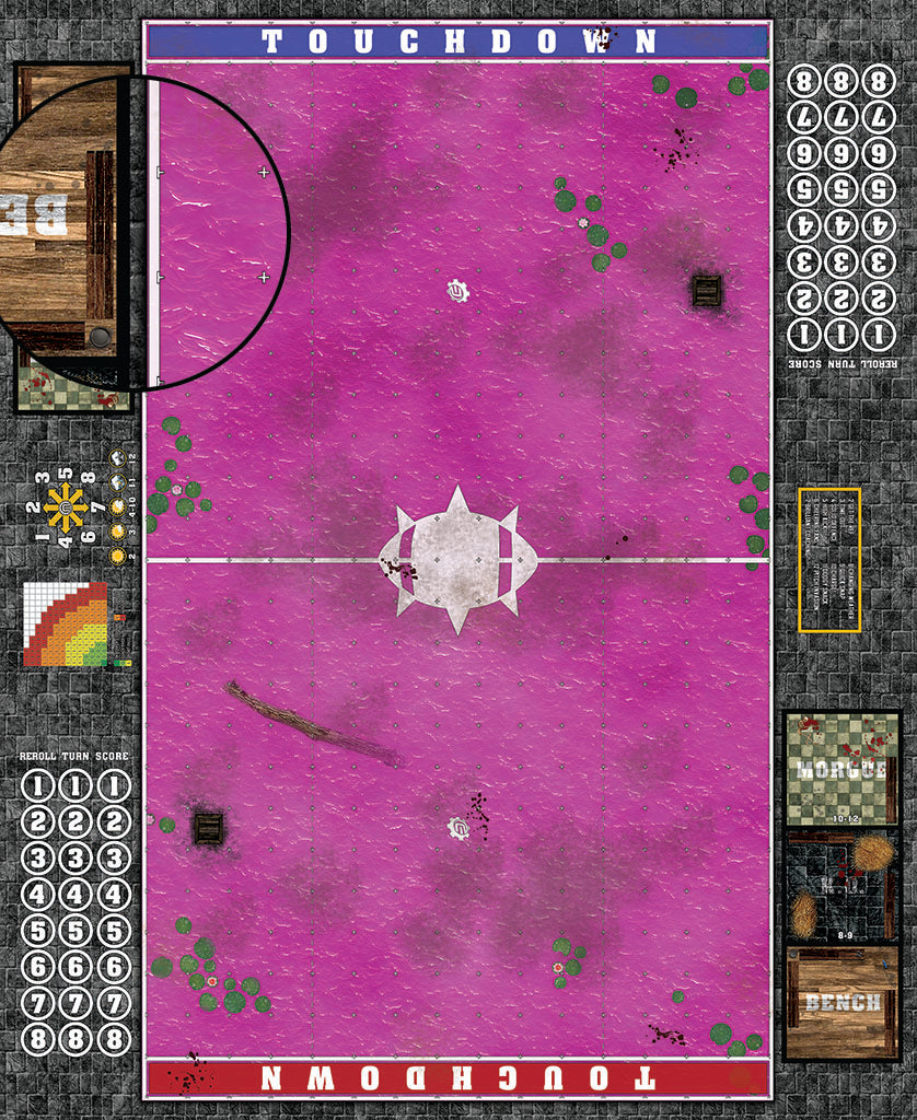 Mats by Mars: Faewild Sea Fantasy Football Play Mat / Pitch