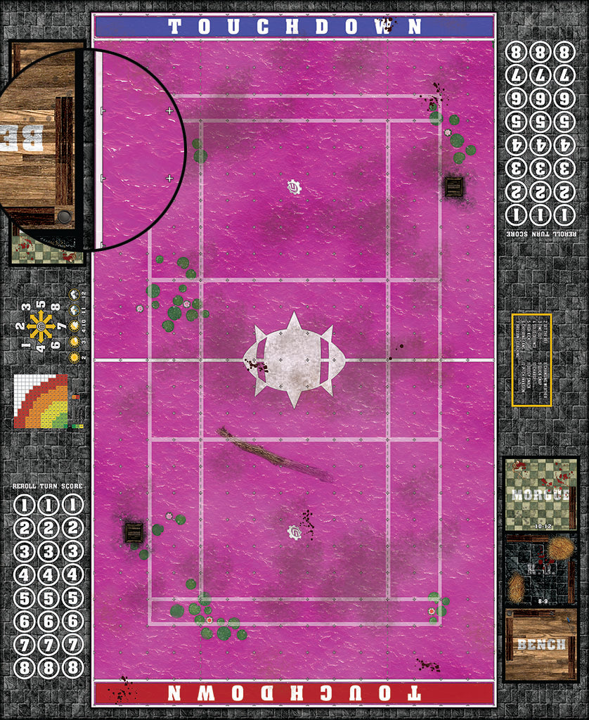 Mats by Mars: Faewild Sea Fantasy Football Play Mat / Pitch