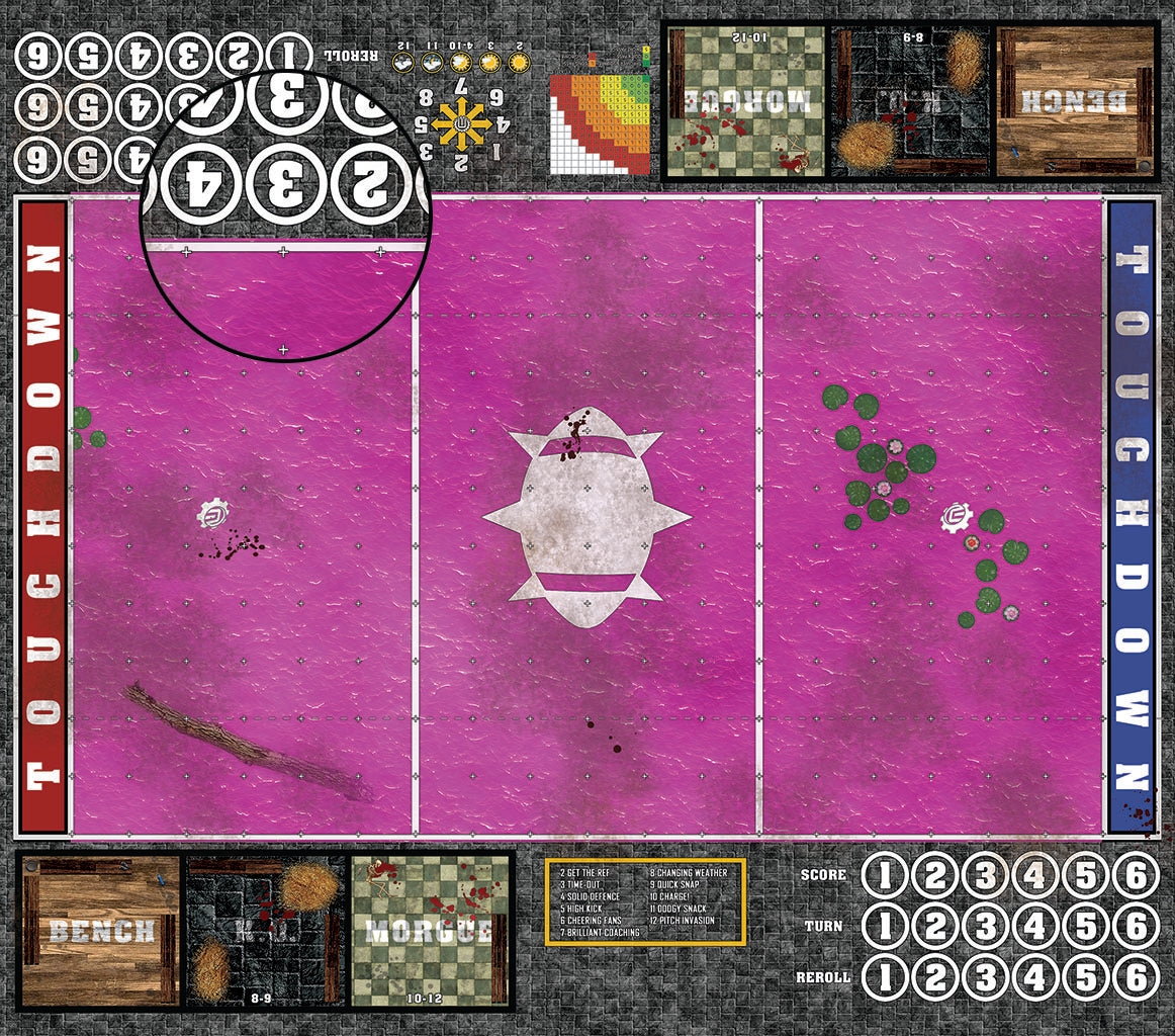 Custom Fantasy Football 7s Play Mat / Pitch from Mats by Mars