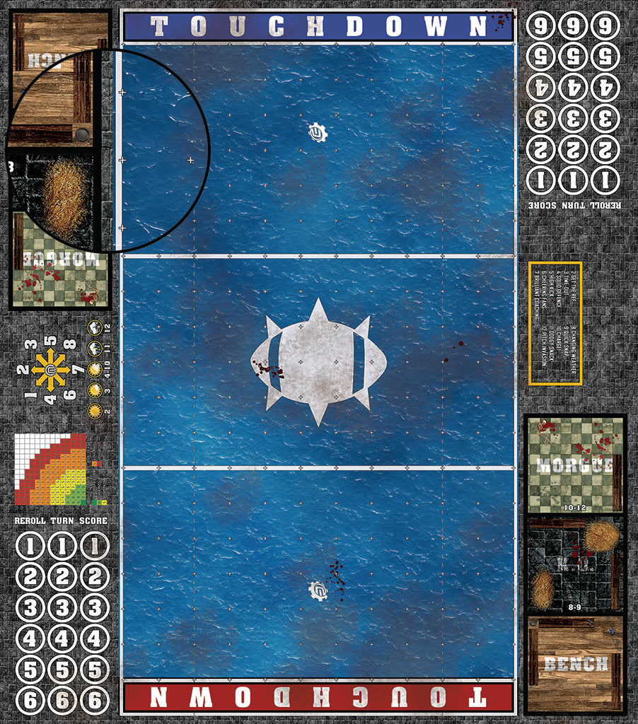 Custom Fantasy Football 7s Play Mat / Pitch from Mats by Mars