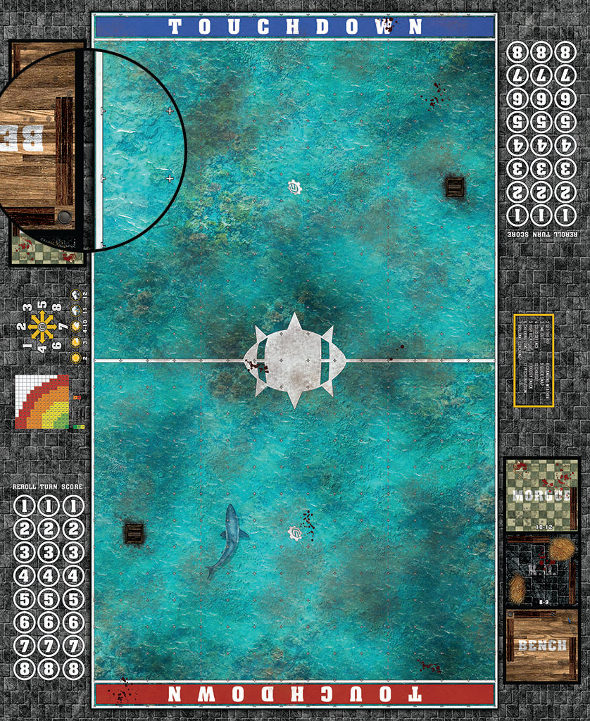 Custom Fantasy Football Play Mat / Pitch 11s