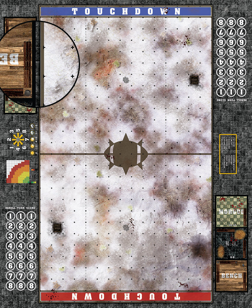 Mats by Mars: High Desert Chill Fantasy Football Play Mat / Pitch