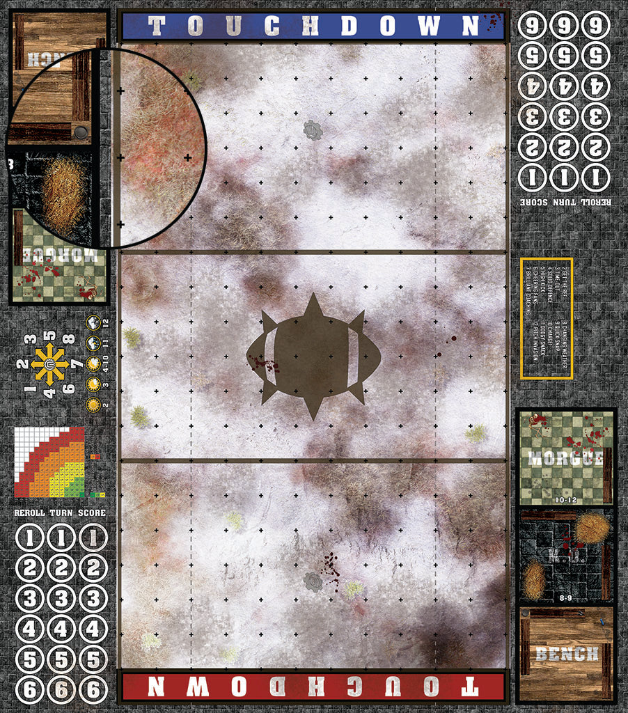 Mats by Mars: High Desert Chill Fantasy Football Play Mat / Pitch