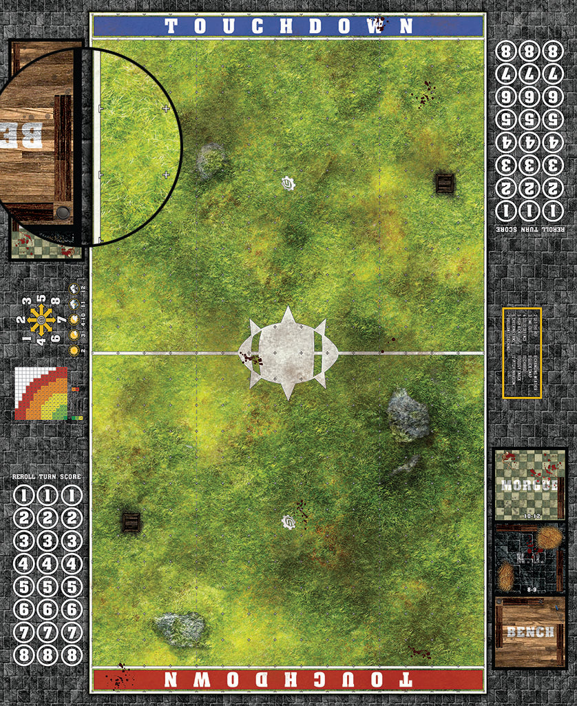 Custom Fantasy Football Play Mat / Pitch 11s