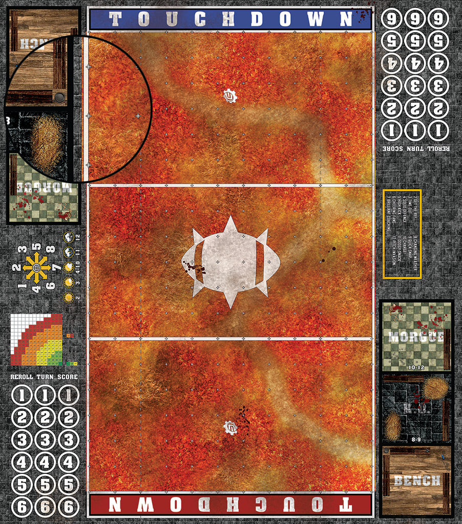 Mats by Mars: Autumn Forest Trail Fantasy Football Play Mat / Pitch