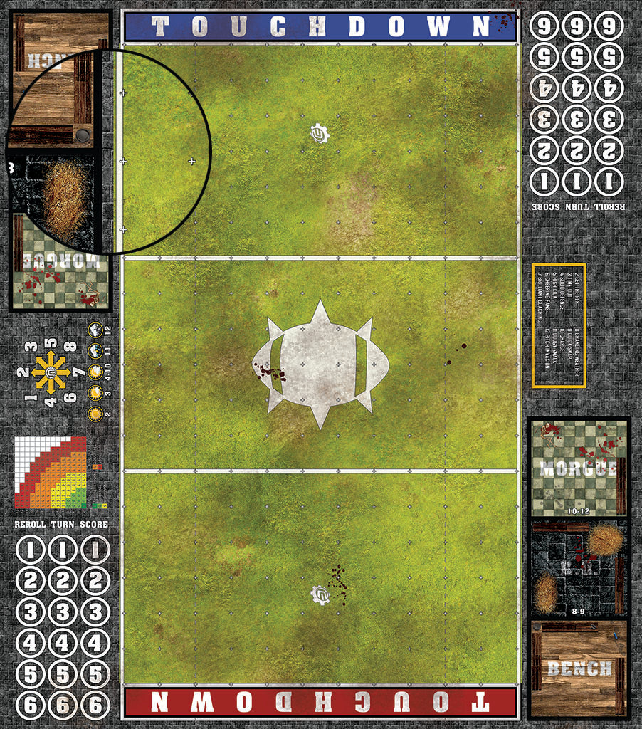 Custom Fantasy Football 7s Play Mat / Pitch from Mats by Mars