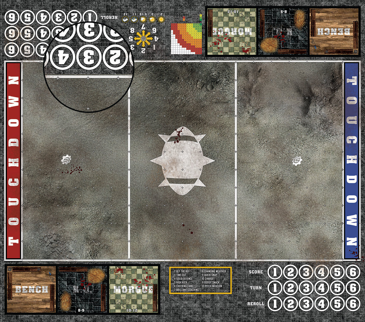 Custom Fantasy Football 7s Play Mat / Pitch from Mats by Mars