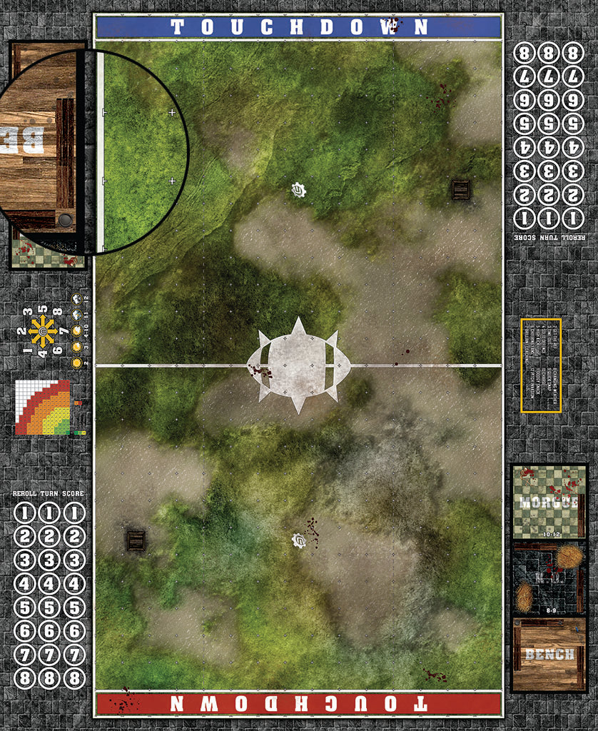 Custom Fantasy Football Play Mat / Pitch 11s