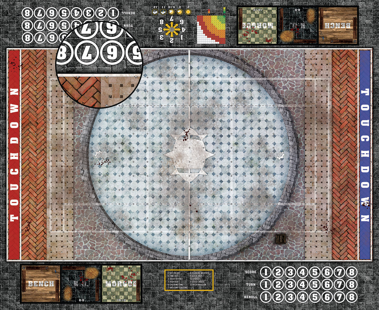 Mats by Mars: Palazza Fantasy Football Play Mat / Pitch