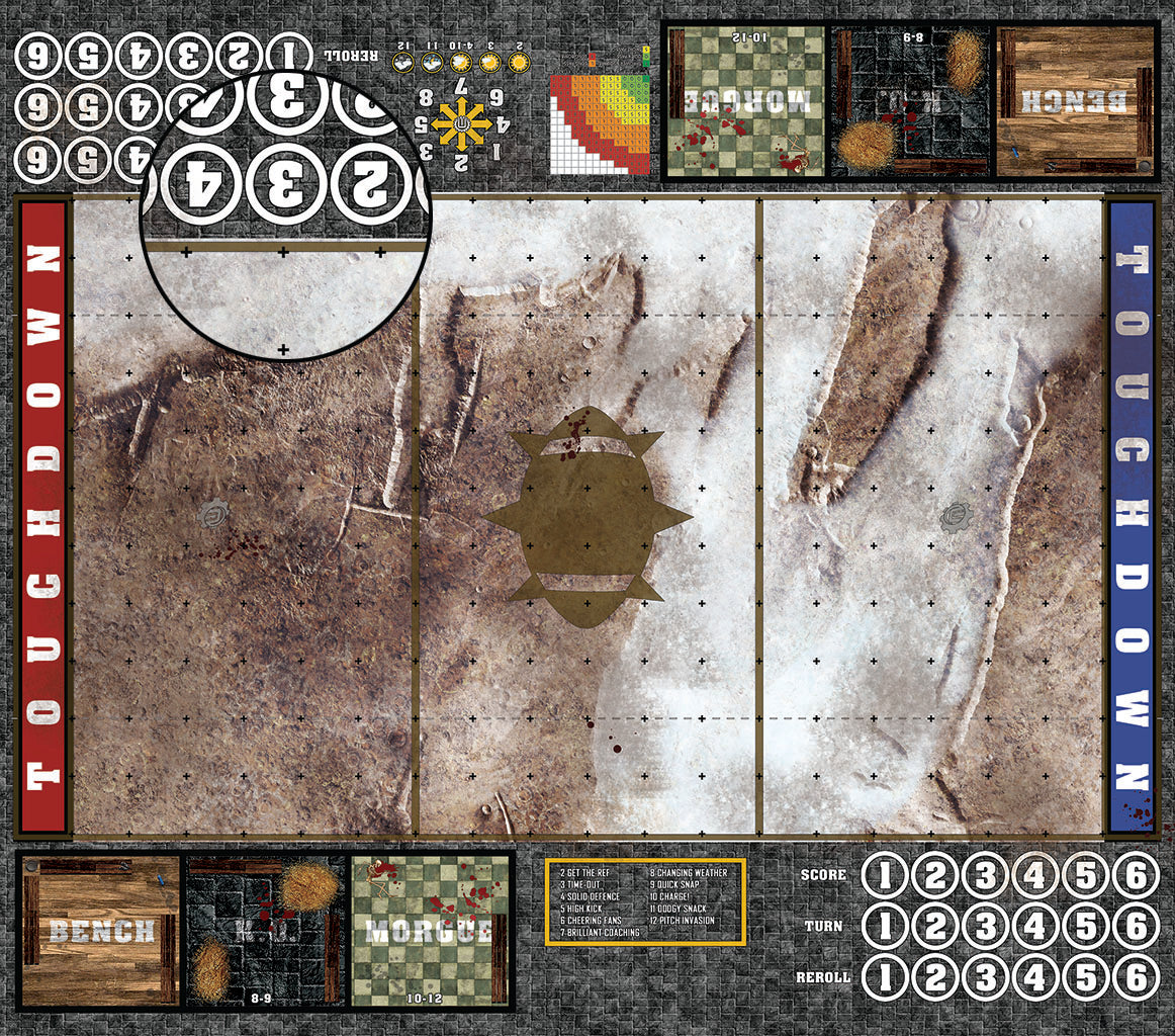 Custom Fantasy Football 7s Play Mat / Pitch from Mats by Mars