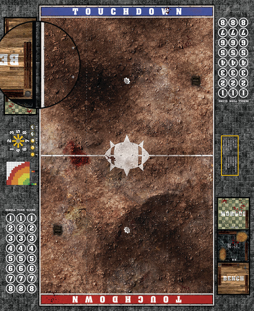 Mats by Mars: Trench Assault Fantasy Football Play Mat / Pitch