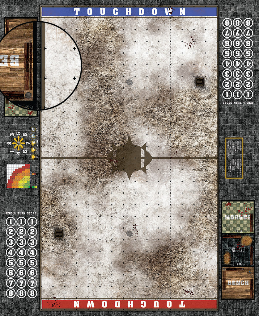 Custom Fantasy Football Play Mat / Pitch 11s